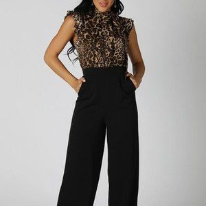 Leopard Print Jumpsuit